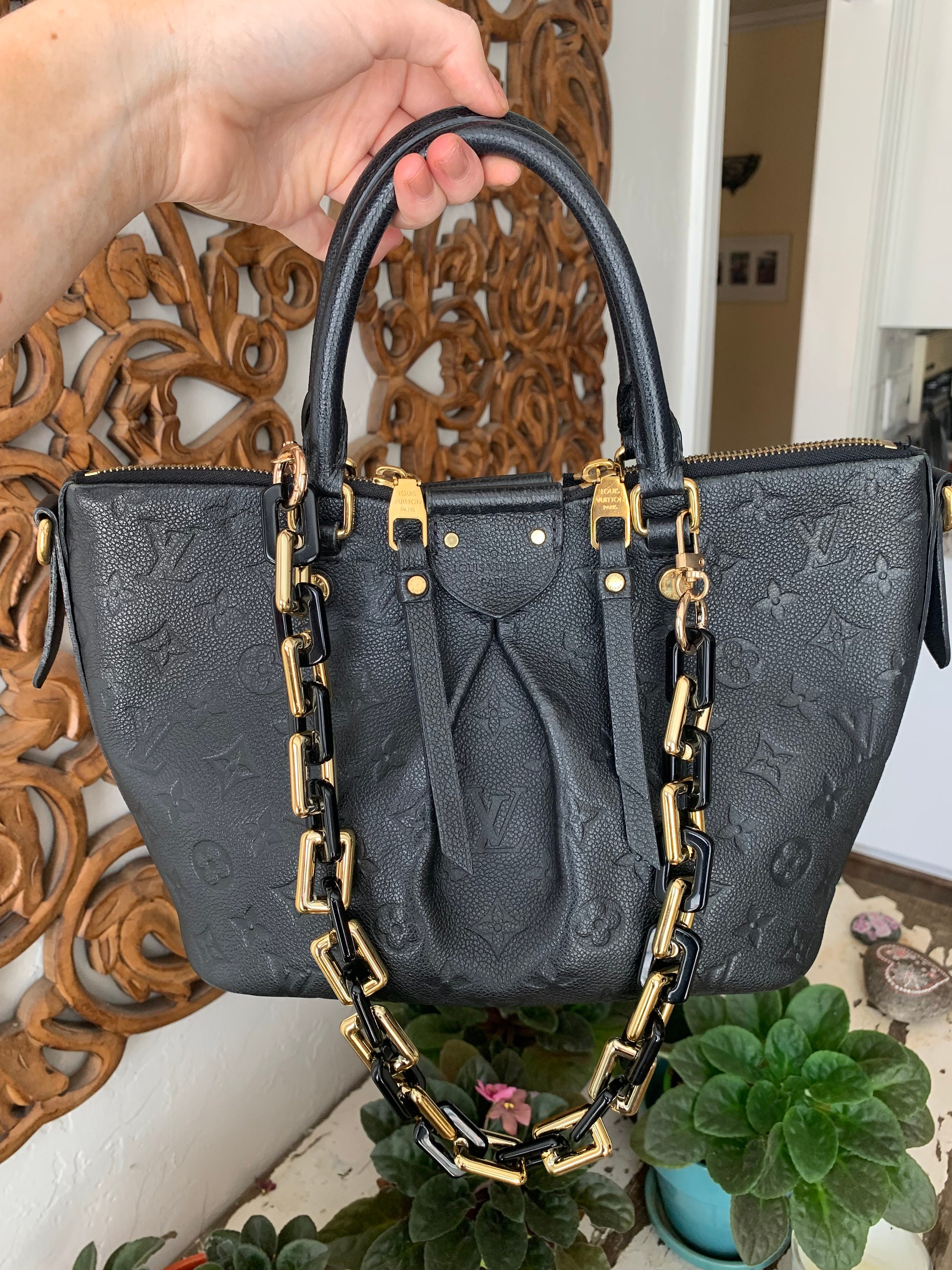 Louis Vuitton, Bags, Louis Vuitton Empreinte Mazarine Pm Cherry