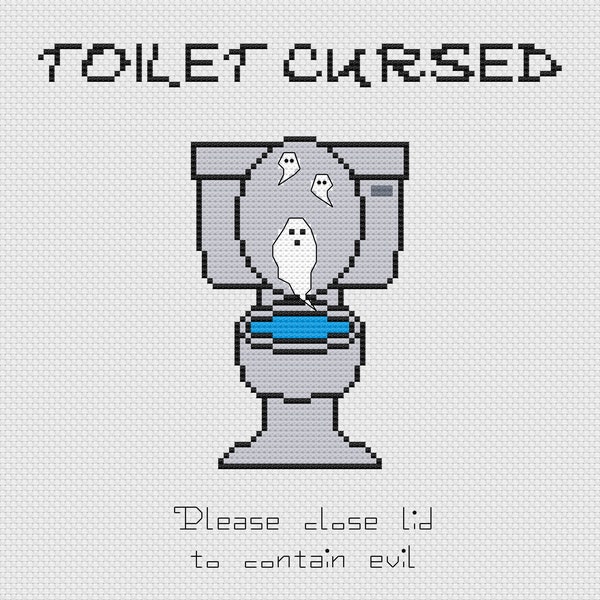 Haunted Bathroom Signs Etsy