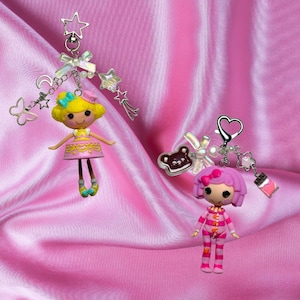 Kawaii Whimsy Colorful Ragdoll Trinket Keychain!