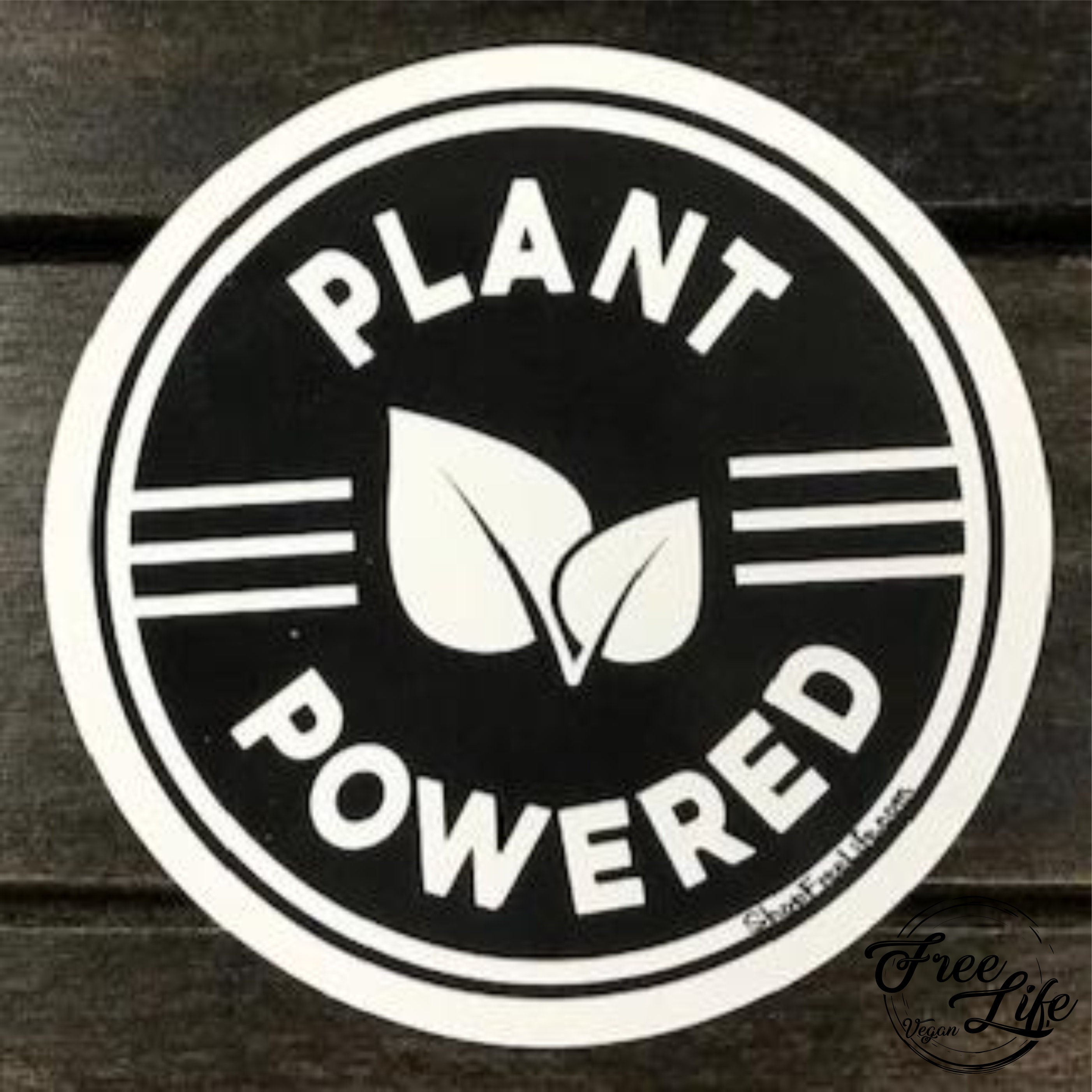Vegan Sticker Plant Powered Sticker Vegetarian Sticker Etsy