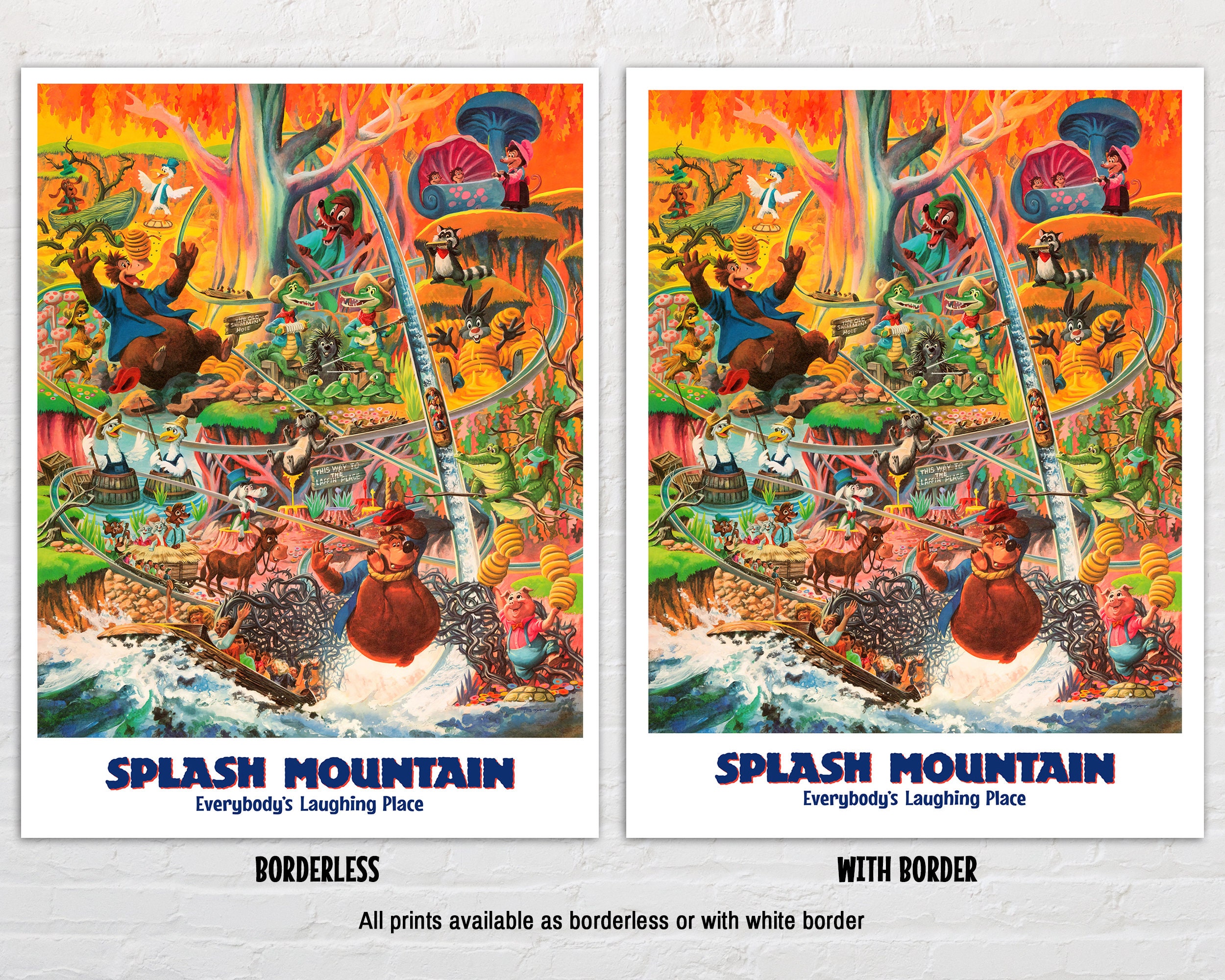 【新品】Poster Art Disneyland ディズニーランド ポスター Tokyo Disneyland Attraction Poster - Toontown - Disney Sea