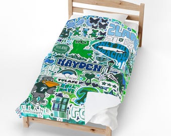 Custom College Blanket