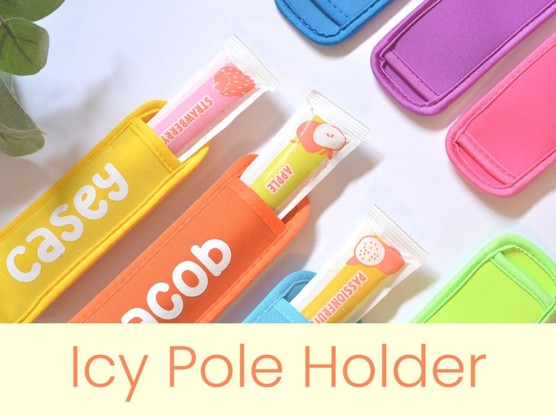 Personalised Icy Pole Holder Custom Zooper Dooper Holder Children's