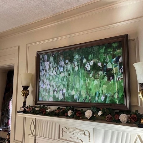 Flat Screen Tv Cover Etsy