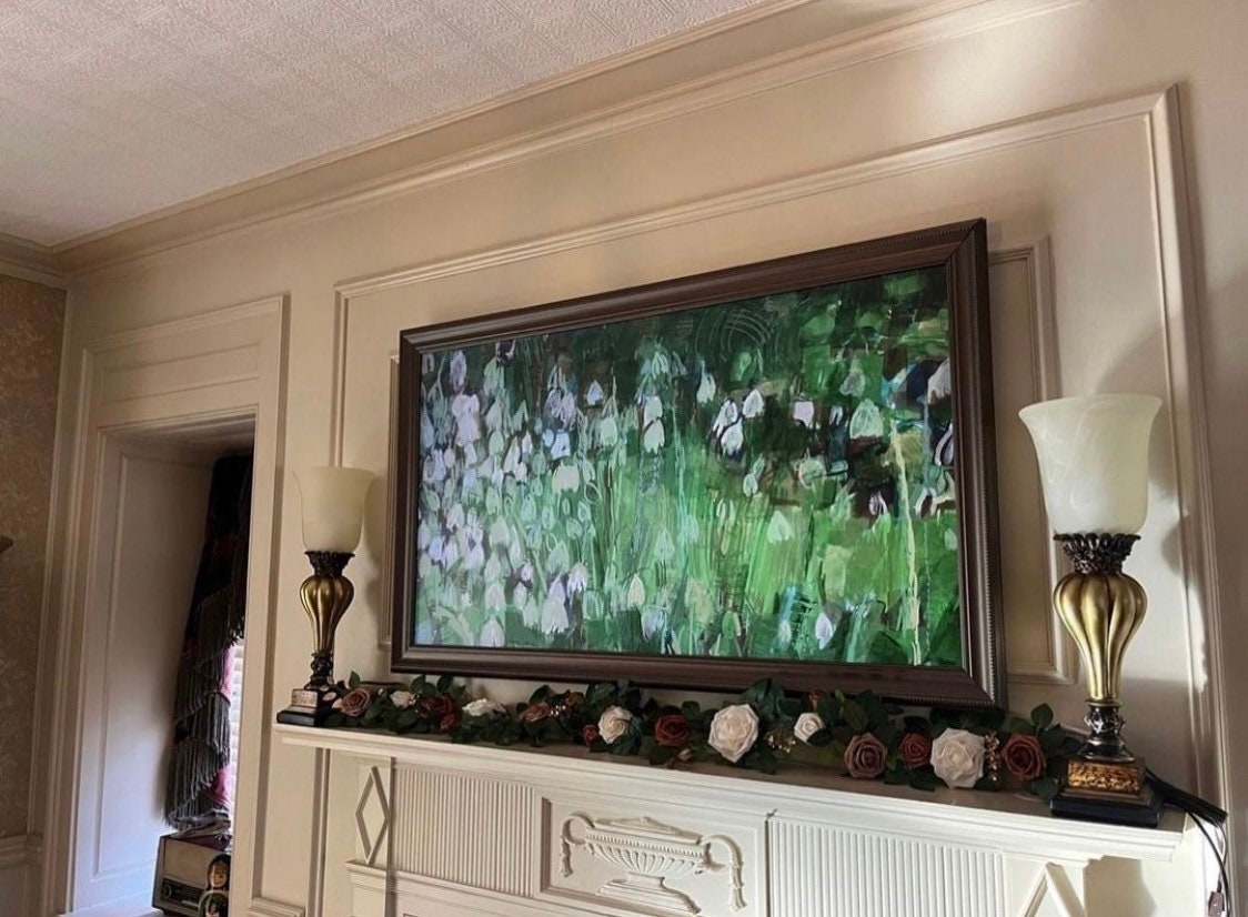 TV Frames, Decorative HD Flat Frame for ANY Tv Artwork