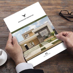 Luxury Real Estate Brochure for Realtors, Editable Canva Template, Customizable Flyer Design, Real Estate Marketing, Digital Download