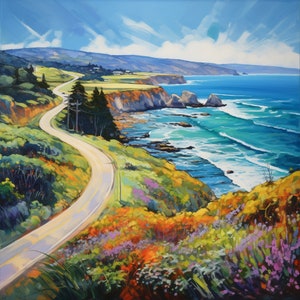California Coastline | Canvas