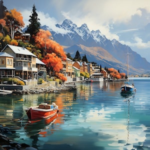 Queenstown New Zealand | Canvas