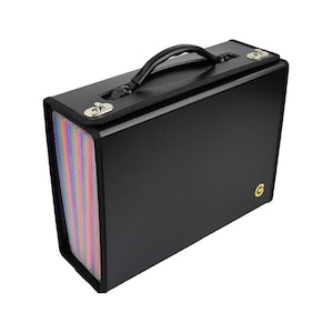 CNK アコーディオン ファイルオーガナイザー 24 ポケット 拡張ファイルフォルダー レター用 A4 書類ホルダー 丈夫なハンドル付き