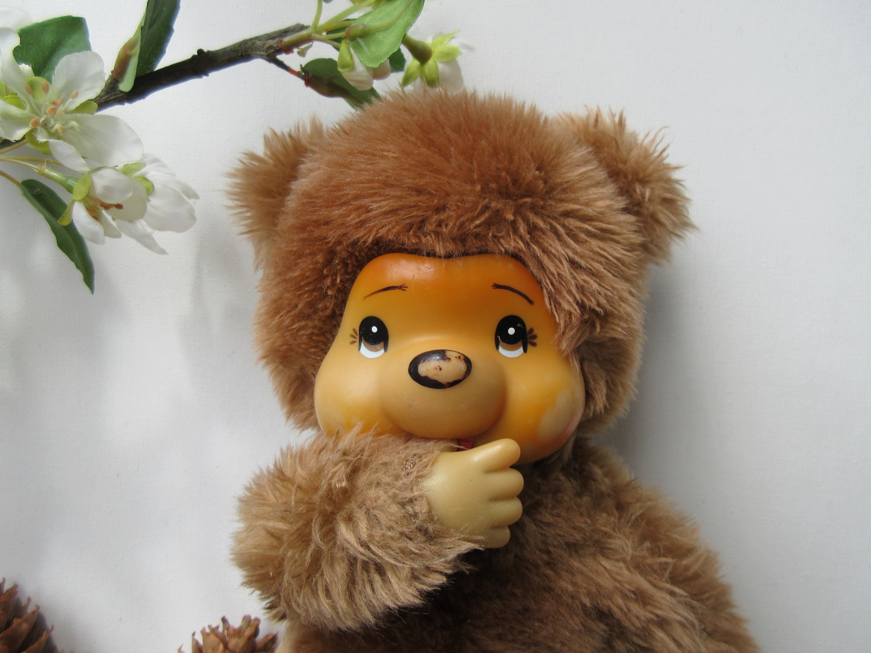 Monchhichi Tobby Bear – Collectible – 28cm - Etsy