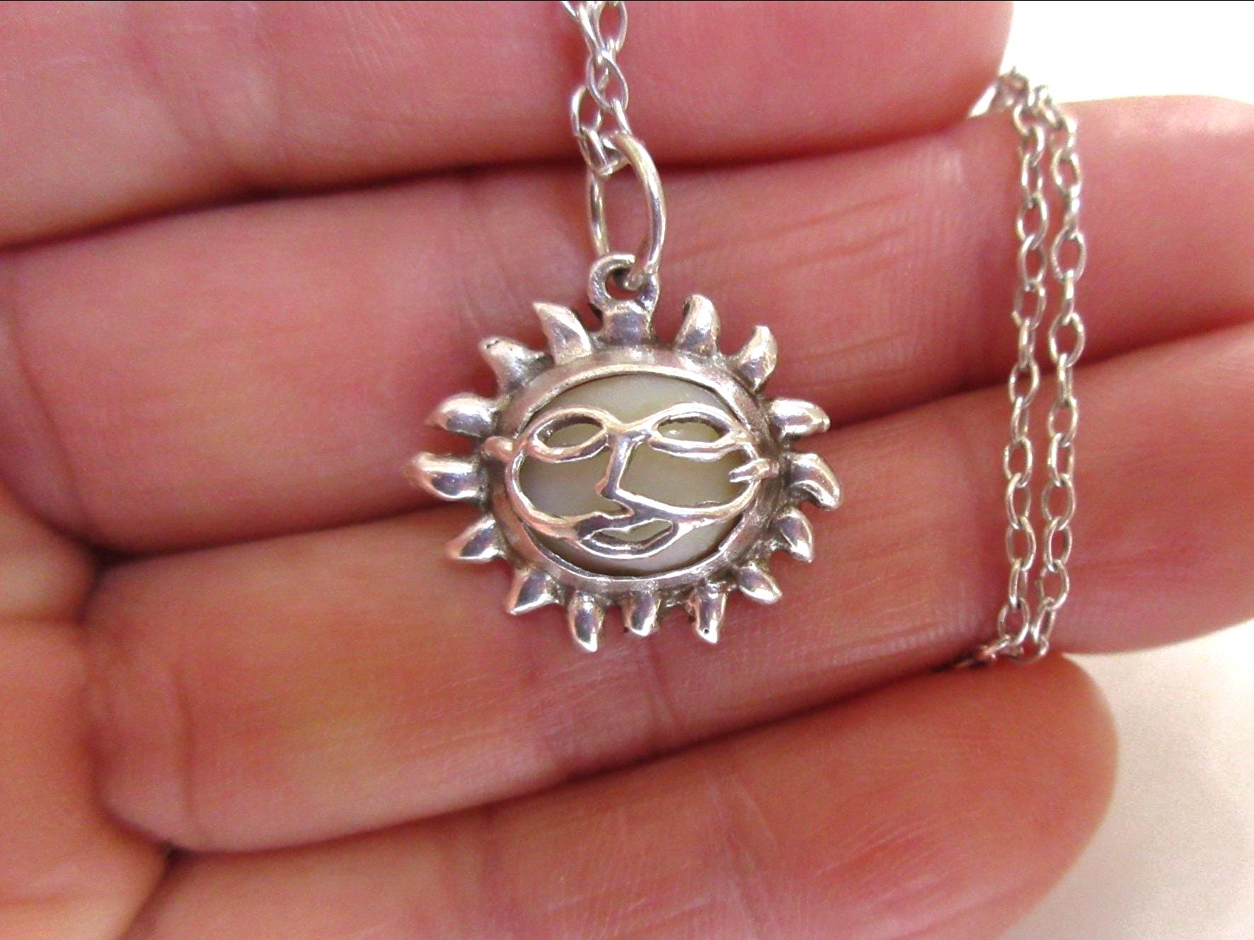 Sergio Bustamante Sun Pendant - Etsy