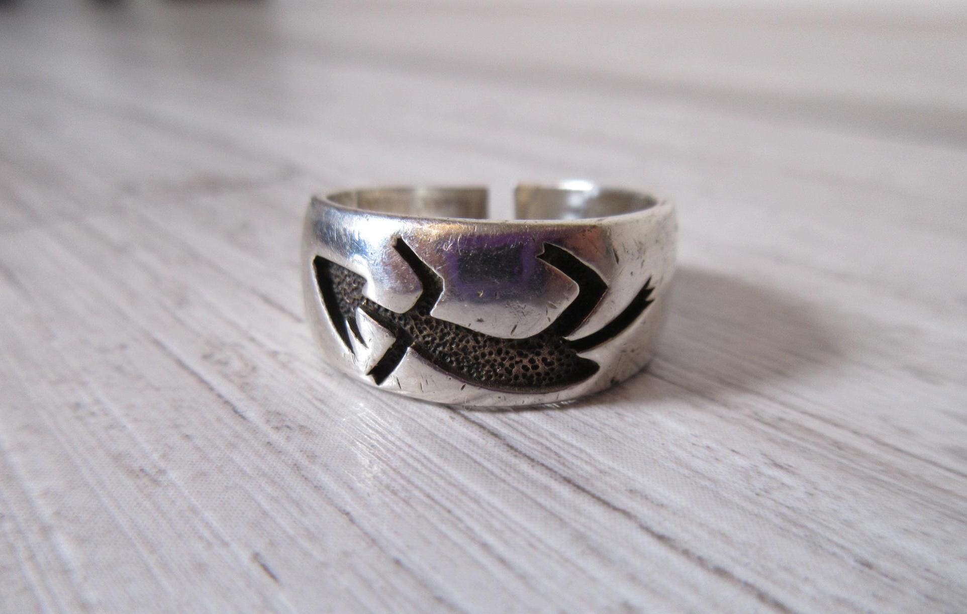 Vintage Hopi Band Ring - Etsy