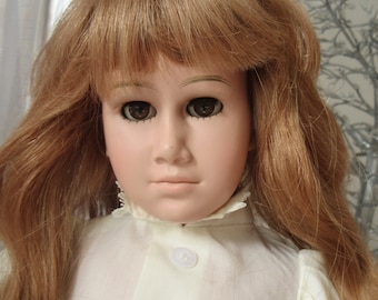 Vintage WERNICKE “Model Sche” Doll • 1984 West Germany • Natural Hair • Collectible Vinyl Doll