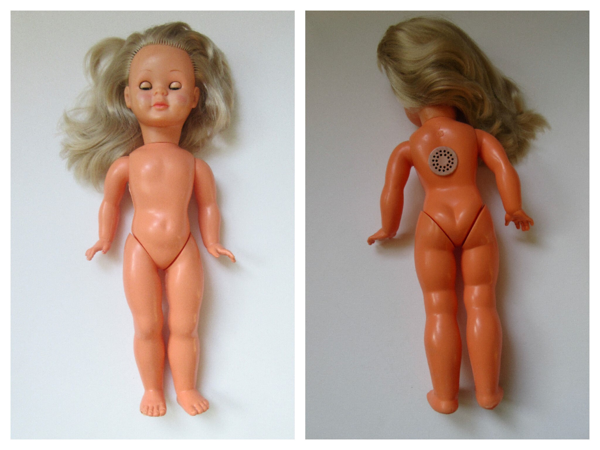PETITCOLLIN FRANCA Vintage 70's Large French Doll 19'' Made