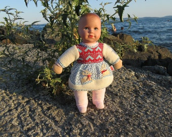 Słynna lalka Kathe Kruse, miękka, 35 cm wysokości, kolekcjonerska lalka artystyczna