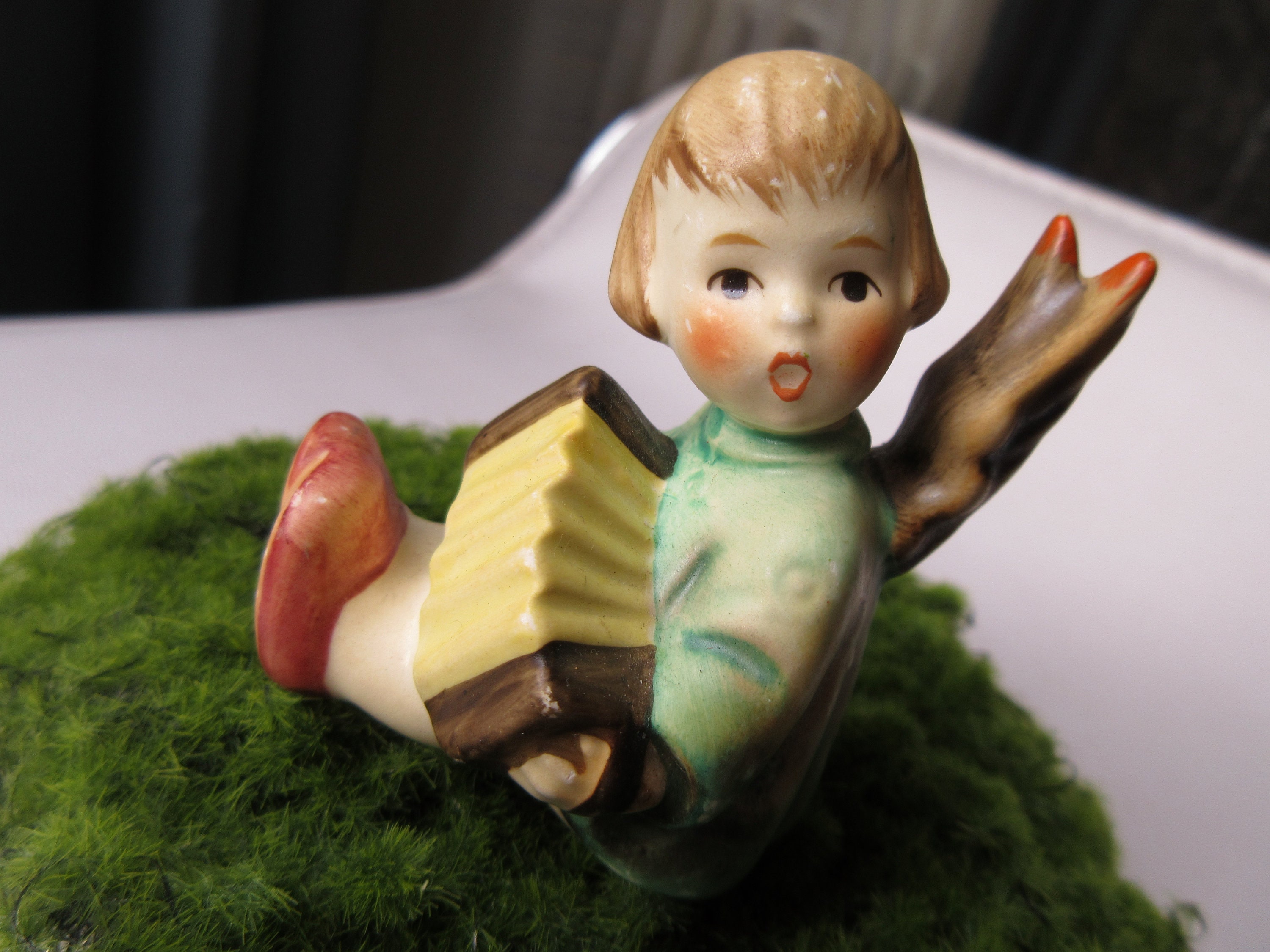 フンメル ゲーベル 西ドイツ 1957年 アコーディオンを持った天使の置物