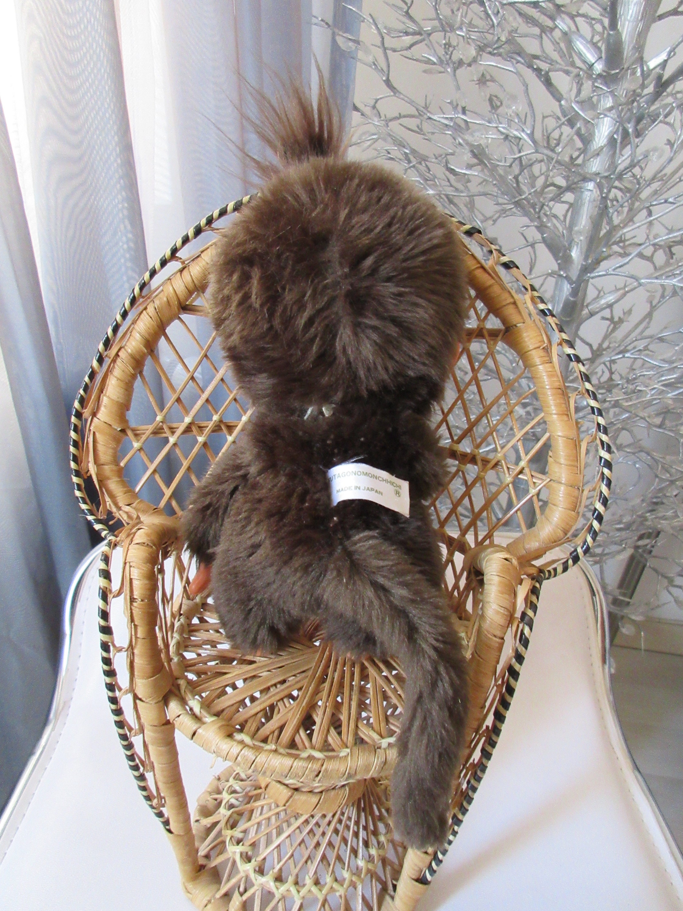 ヴィンテージ 1974年 モンチッチ 人形：泣き顔、おしゃぶり、日本製