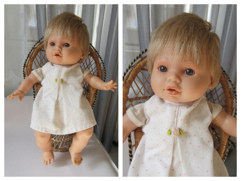 Antonio Juan Doll Made in Spain Lovely Little Girl Doll, Life Like Doll image 2