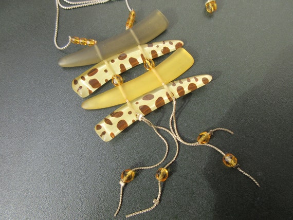Orna Lalo Fabulous Necklace Cheetah Animal Patter… - image 7