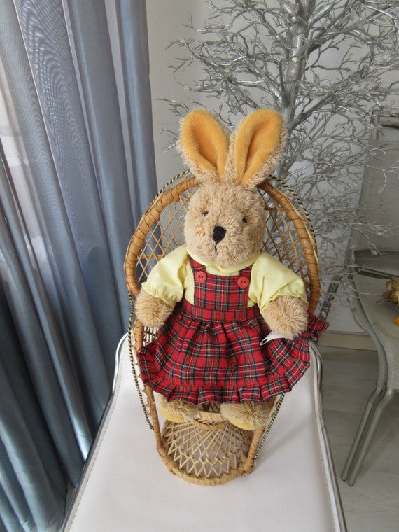ヴィンテージ ニュルンベルク バニー ウサギ ガール ぬいぐるみ 
