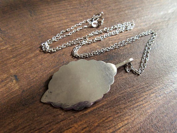 Handmade Solid Sterling Silver 950 Birch Leaf 58m… - image 7