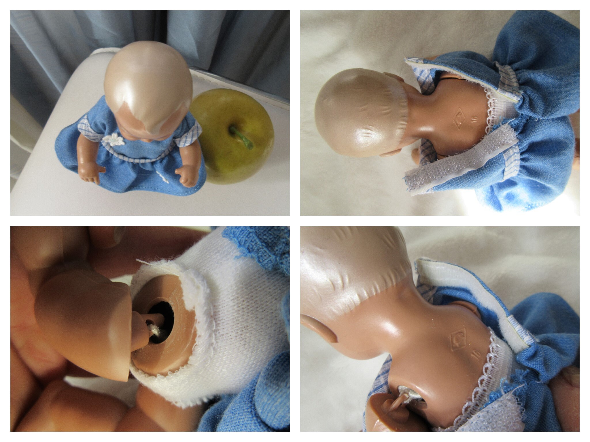 ドイツヴィンテージ　シルトクレート　セルロイド人形 シルトクレート セルロイド人形パーツ大 ドイツアンティークC