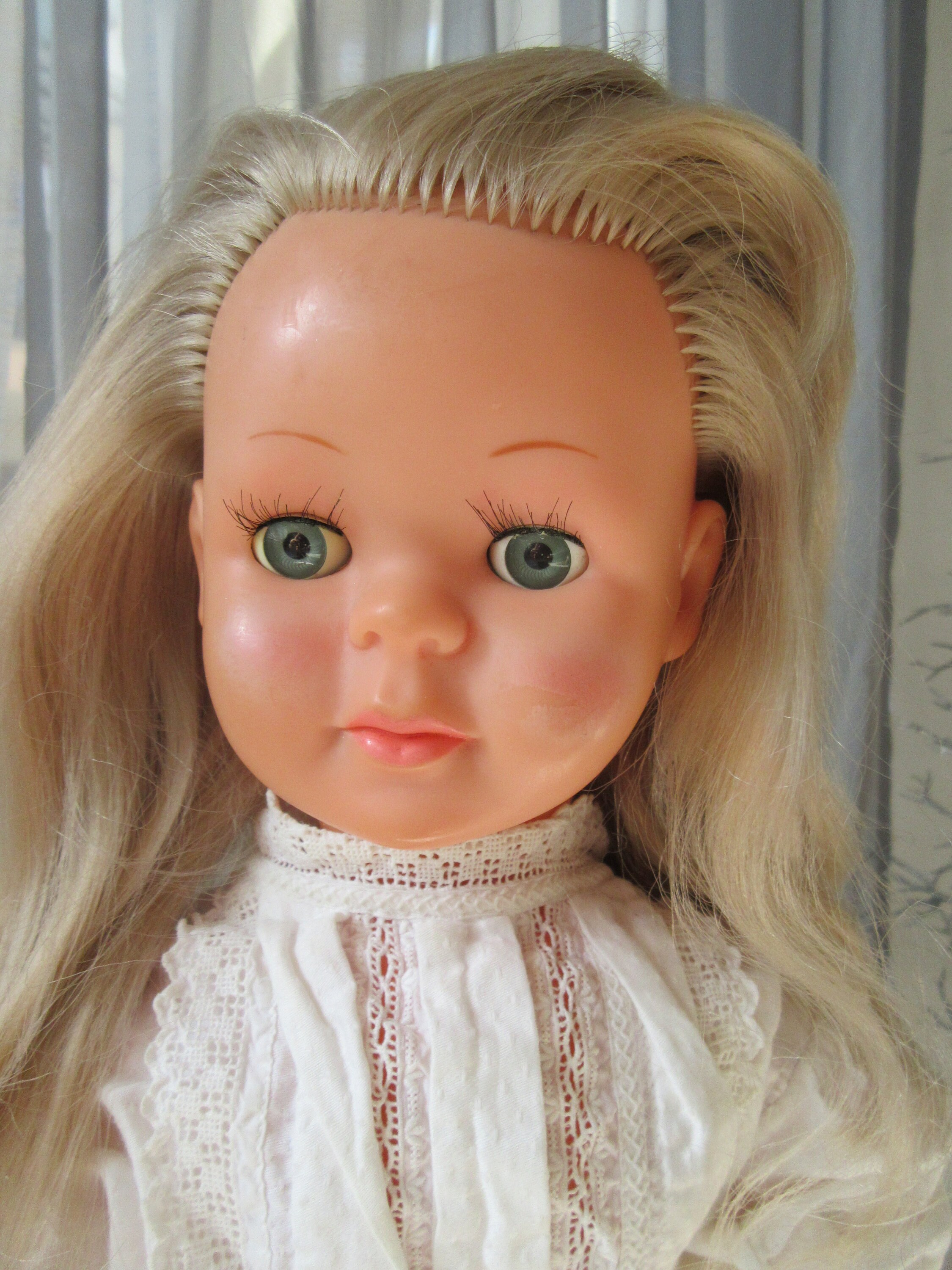 PETITCOLLIN FRANCA Vintage 70's Large French Doll 19'' Made
