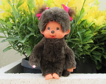 ヴィンテージ 3.93インチ 赤いハート モンチッチ セキグチ 吸う