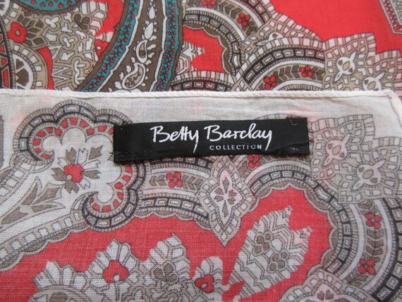 Betty Barclay Vintage Designer Lovely Neck Scarf … - image 7