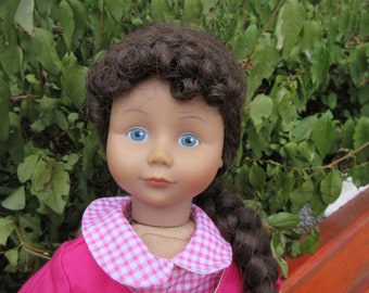 Vintage Adorable GLOREX of Switzerland Girl Doll Original Swiss design 17.71&#39;&#39;