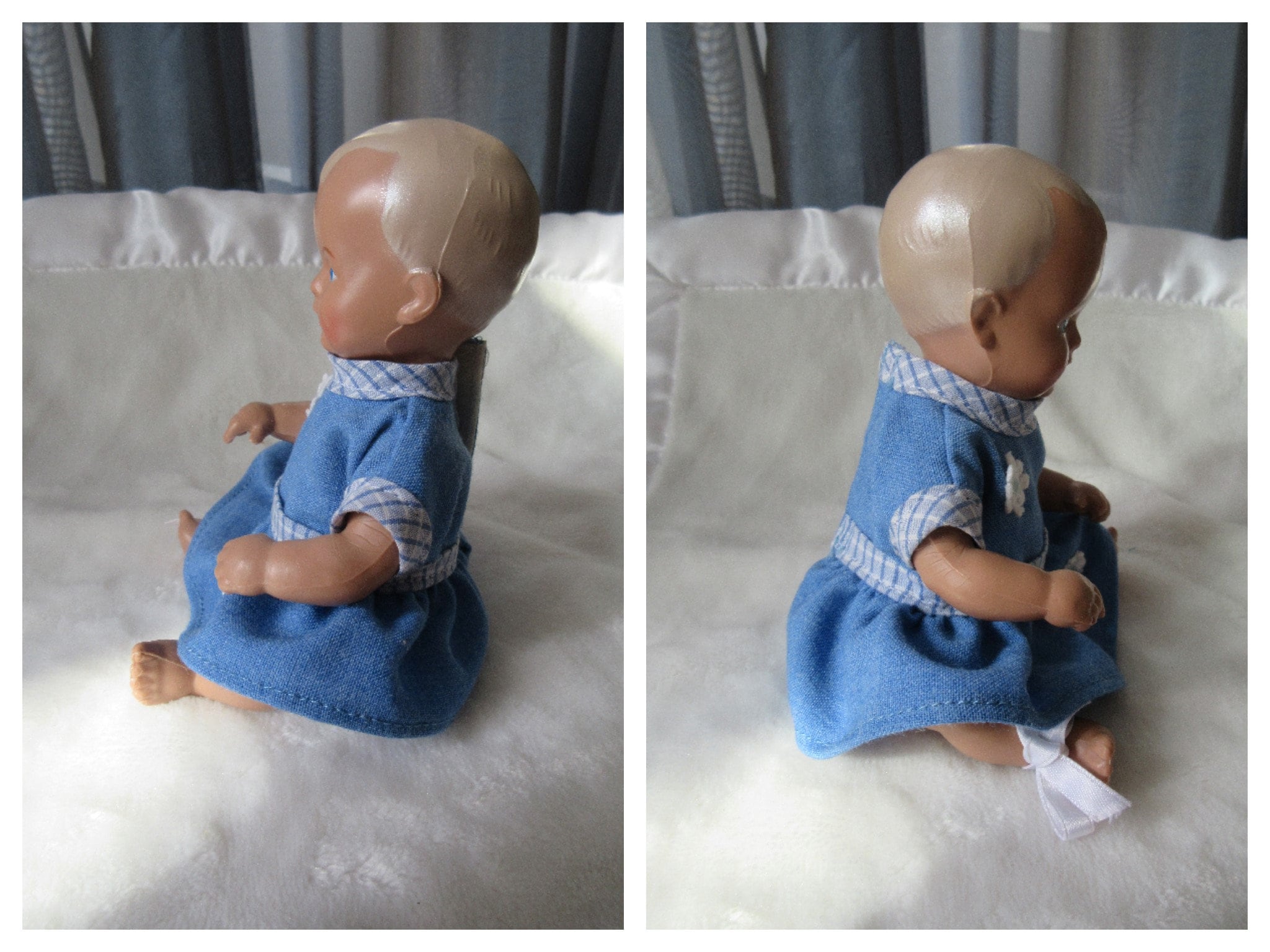 ヴィンテージ シルトクロット セルロイド製ベビードール：ドイツ