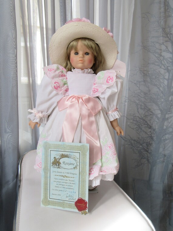 Vintage Roxane Vinyl Doll: Christine Et Cecile Mundia, Limited
