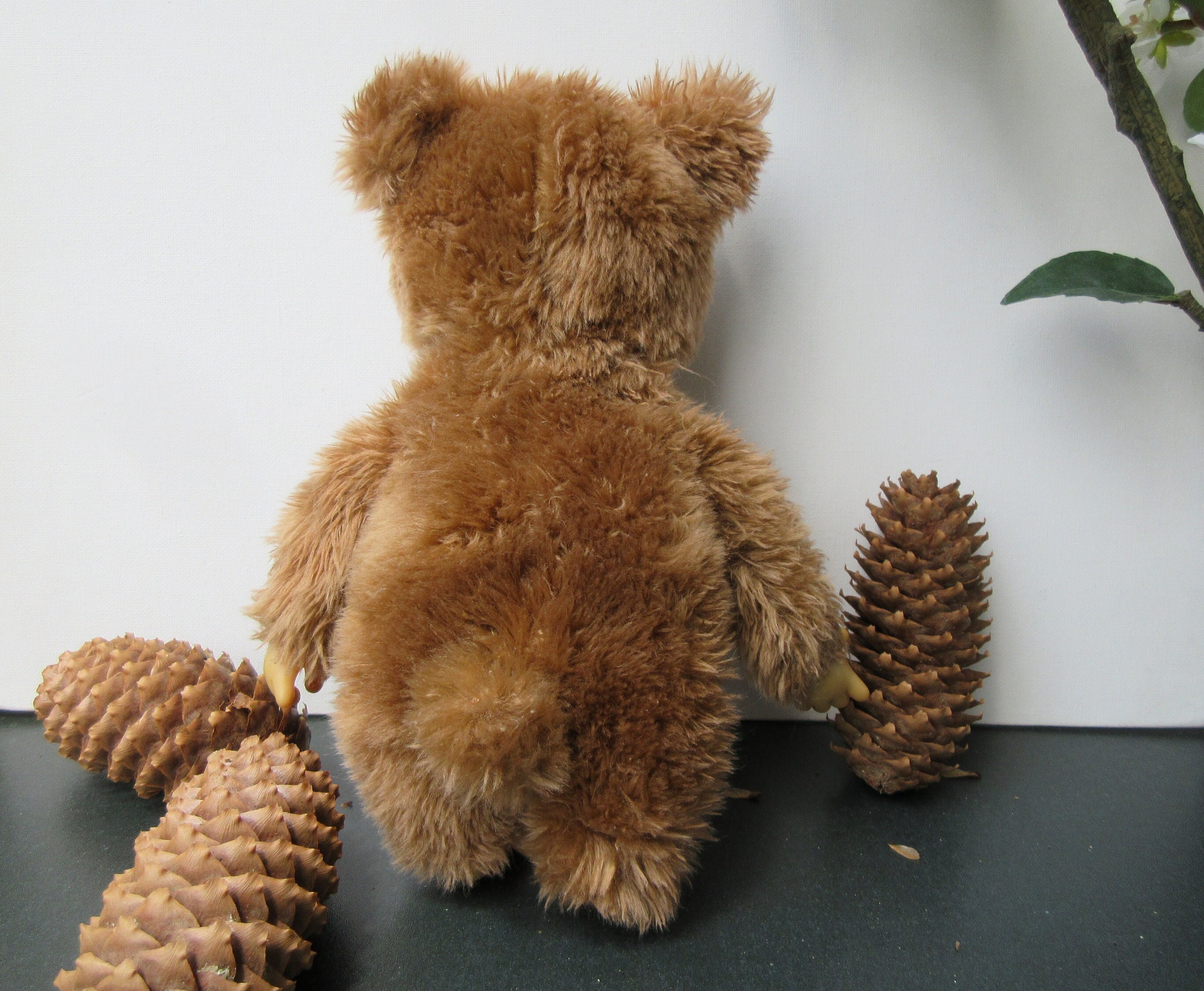 Vintage 70's Monchhichi Tobby Bear Thumb Sucking Doll, Collectible