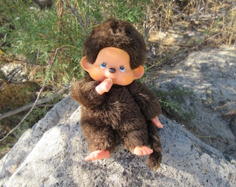 ヴィンテージ キキ モンチッチ セキグチ by Ajena 70-80年代、ブルー