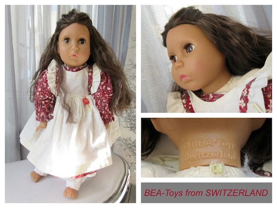 19.29 Swiss Vintage BEA TOYS Doll From Switzerland Etsy Canada