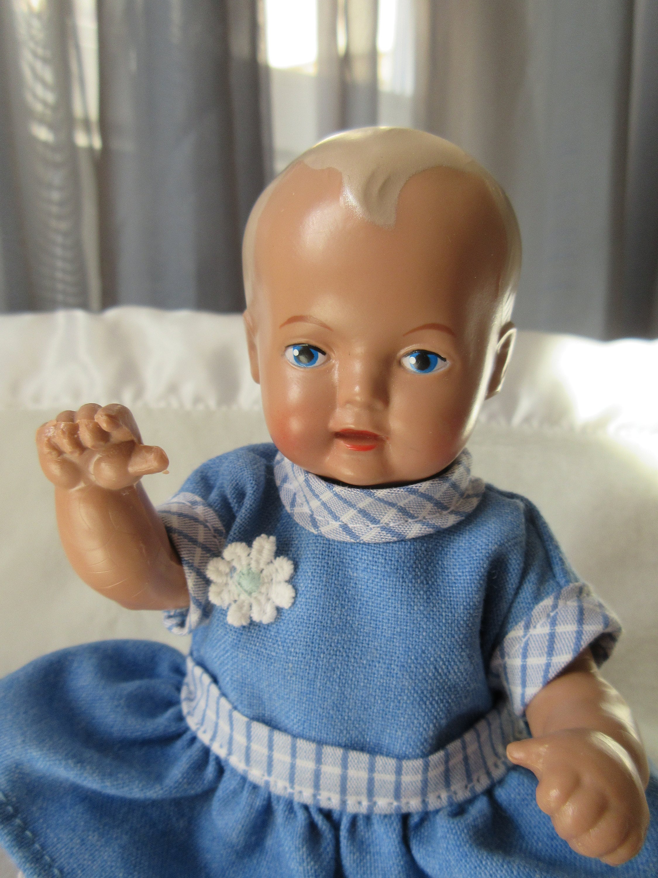 ヴィンテージ シルトクロット セルロイド製ベビードール：ドイツ