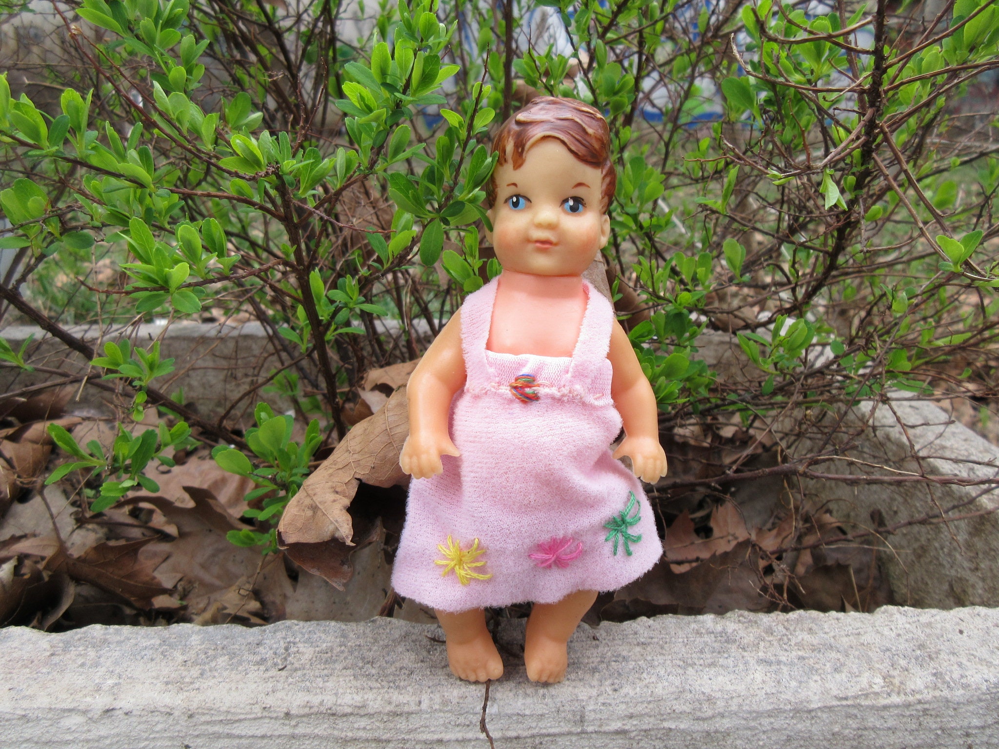 POUPÉE VINTAGE EN caoutchouc lédraplastique Walt Disney Productions