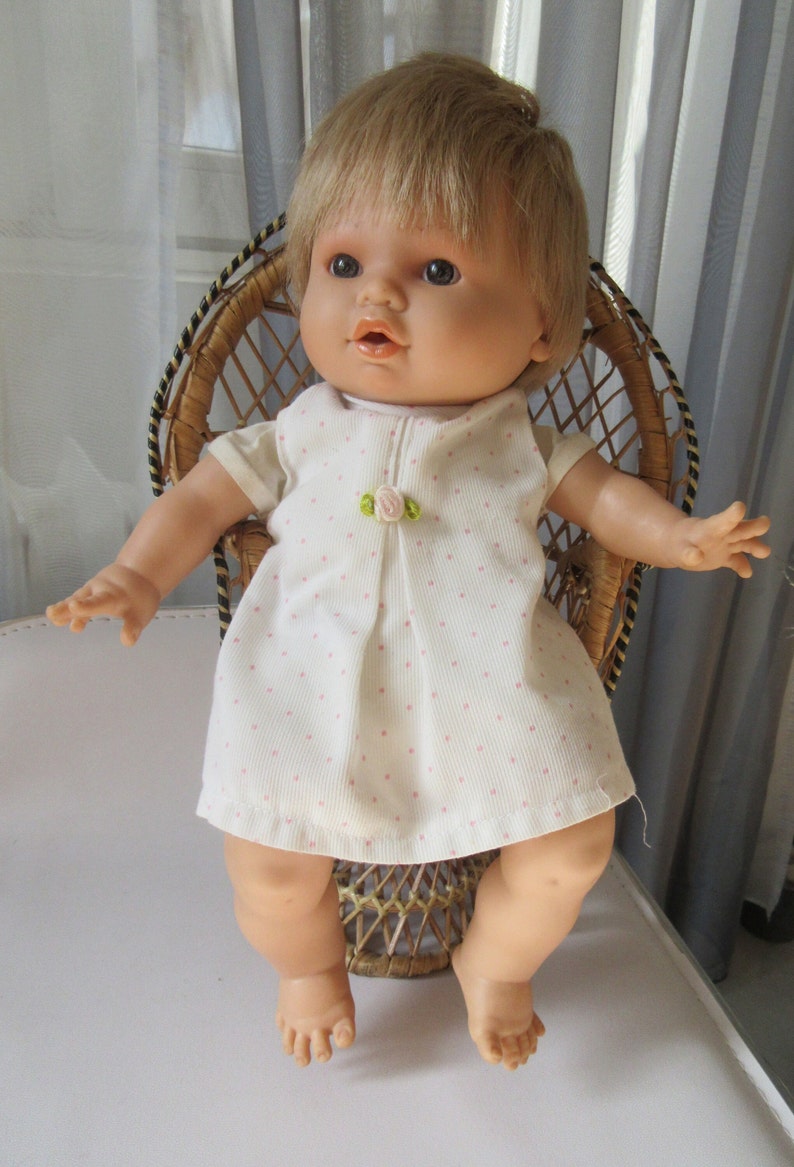 Antonio Juan Doll Made in Spain Lovely Little Girl Doll, Life Like Doll image 3