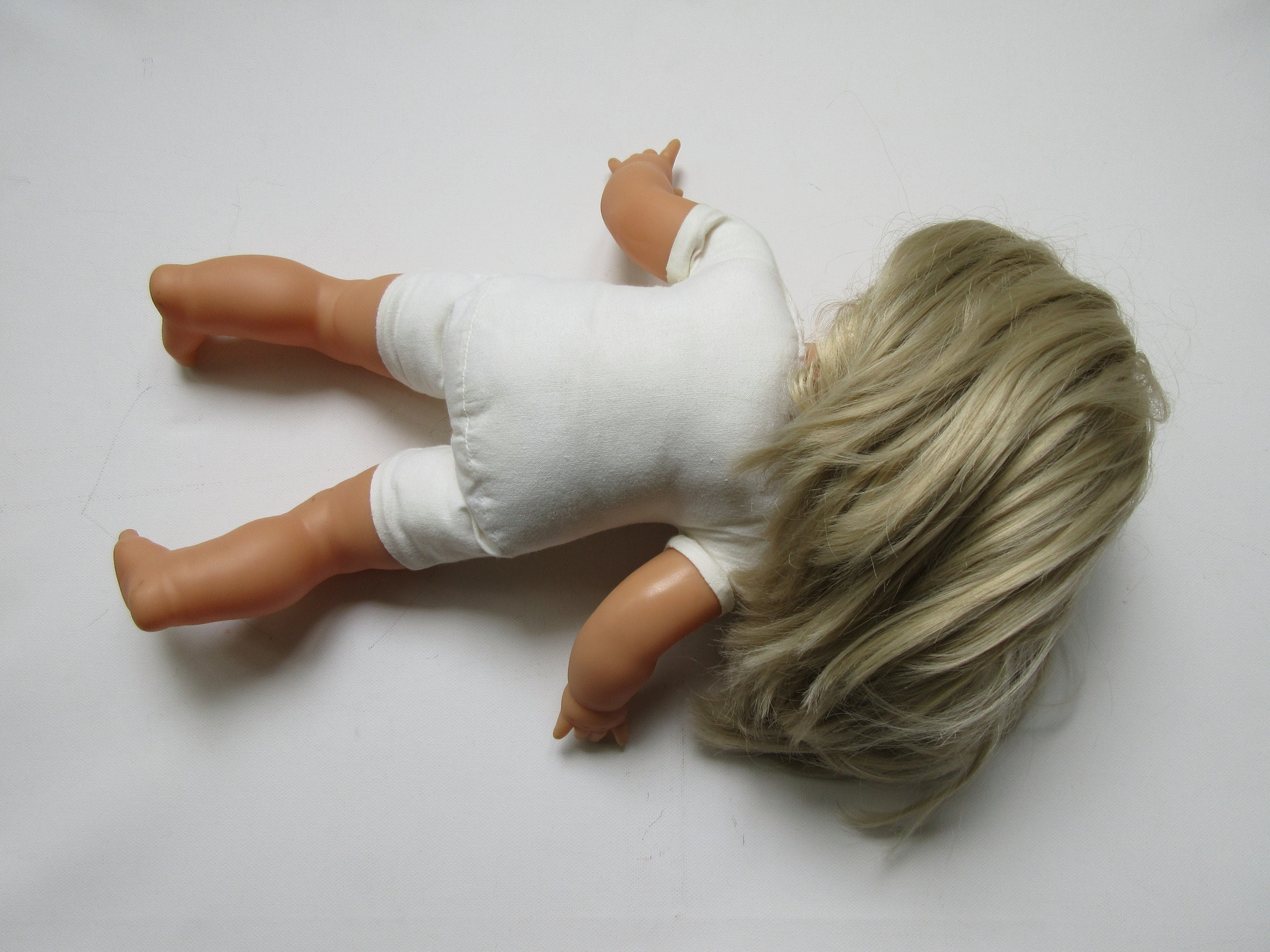 Vintage West Germany Girl Doll by Max Zapf, Blonde Hair