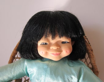 Early 1980's JMB Jacobsen Asian Charming Girl Doll 13.38'' by Mieler Dolls Limited 21358