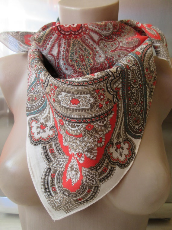 Betty Barclay Vintage Designer Lovely Neck Scarf … - image 9