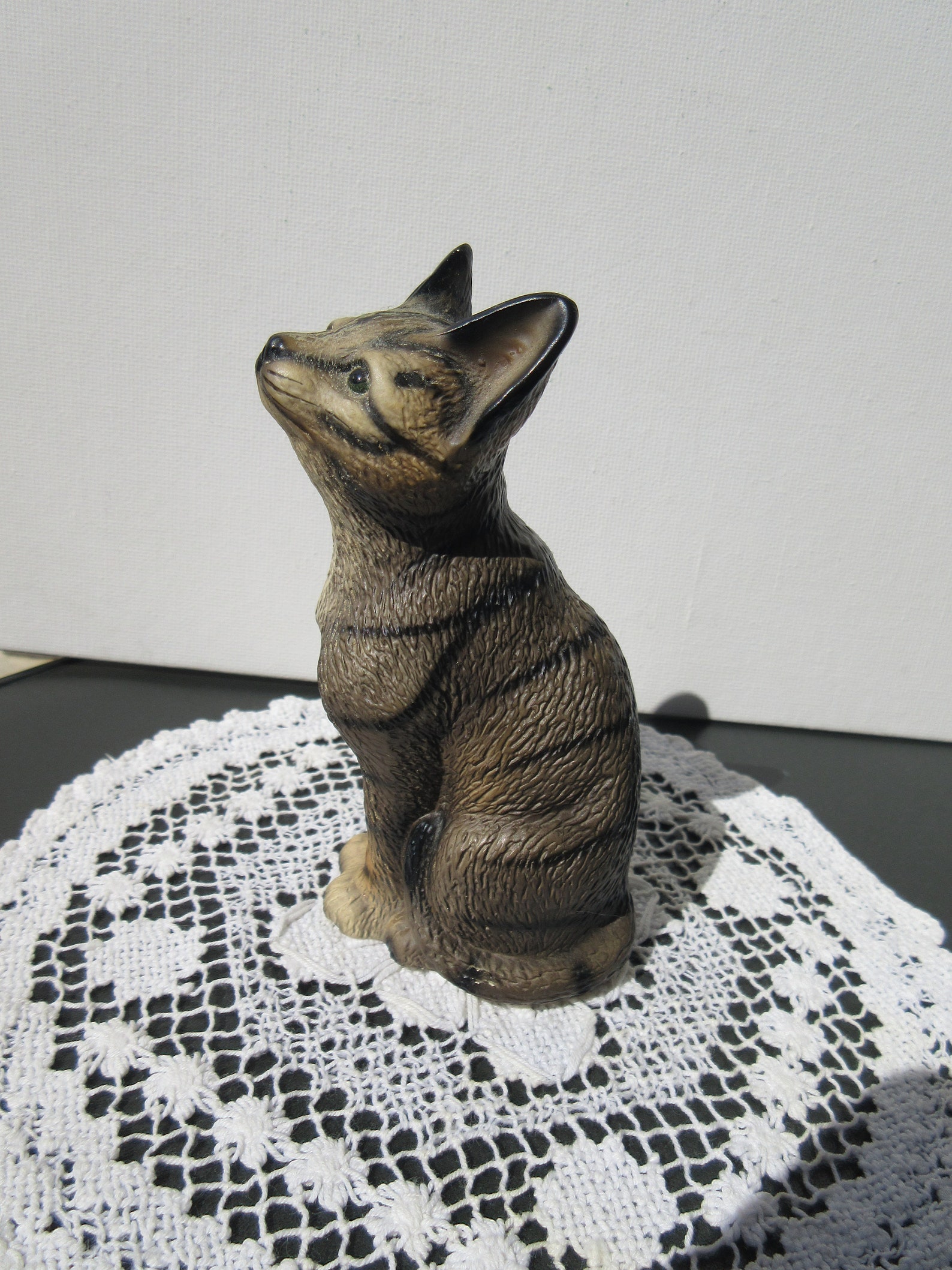 Vintage Lovely Japanese CAT Figurine JK Pottery Nice Detailed Etsy