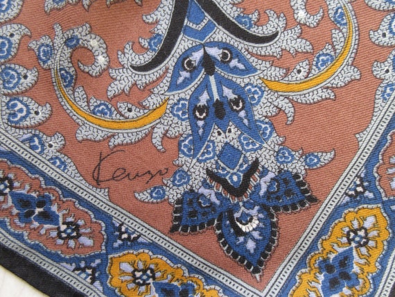 KENZO HOMME Vintage Gorgeous Wool Silk Blend Huge… - image 4