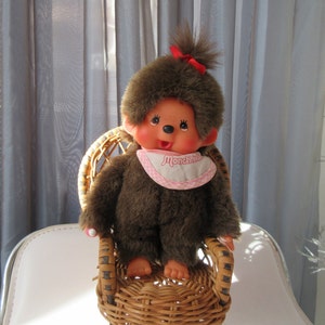 Vintage Monchhichi Sekiguchi Girl Doll: Anniversary Edition &#39;A Gift From Angel&#39;