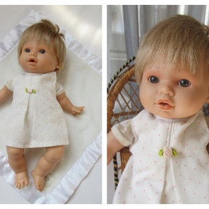 Antonio Juan Doll Made in Spain Lovely Little Girl Doll, Life Like Doll image 1