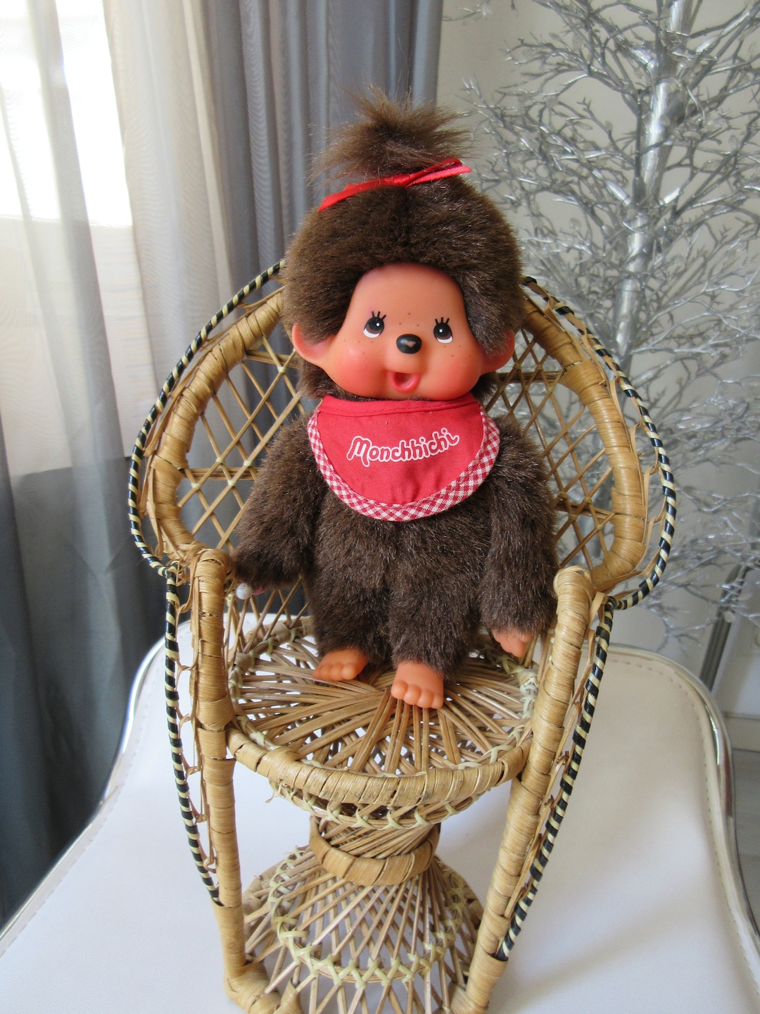 ヴィンテージ セキグチ モンチッチ 女の子人形：そばかす、おしゃぶり