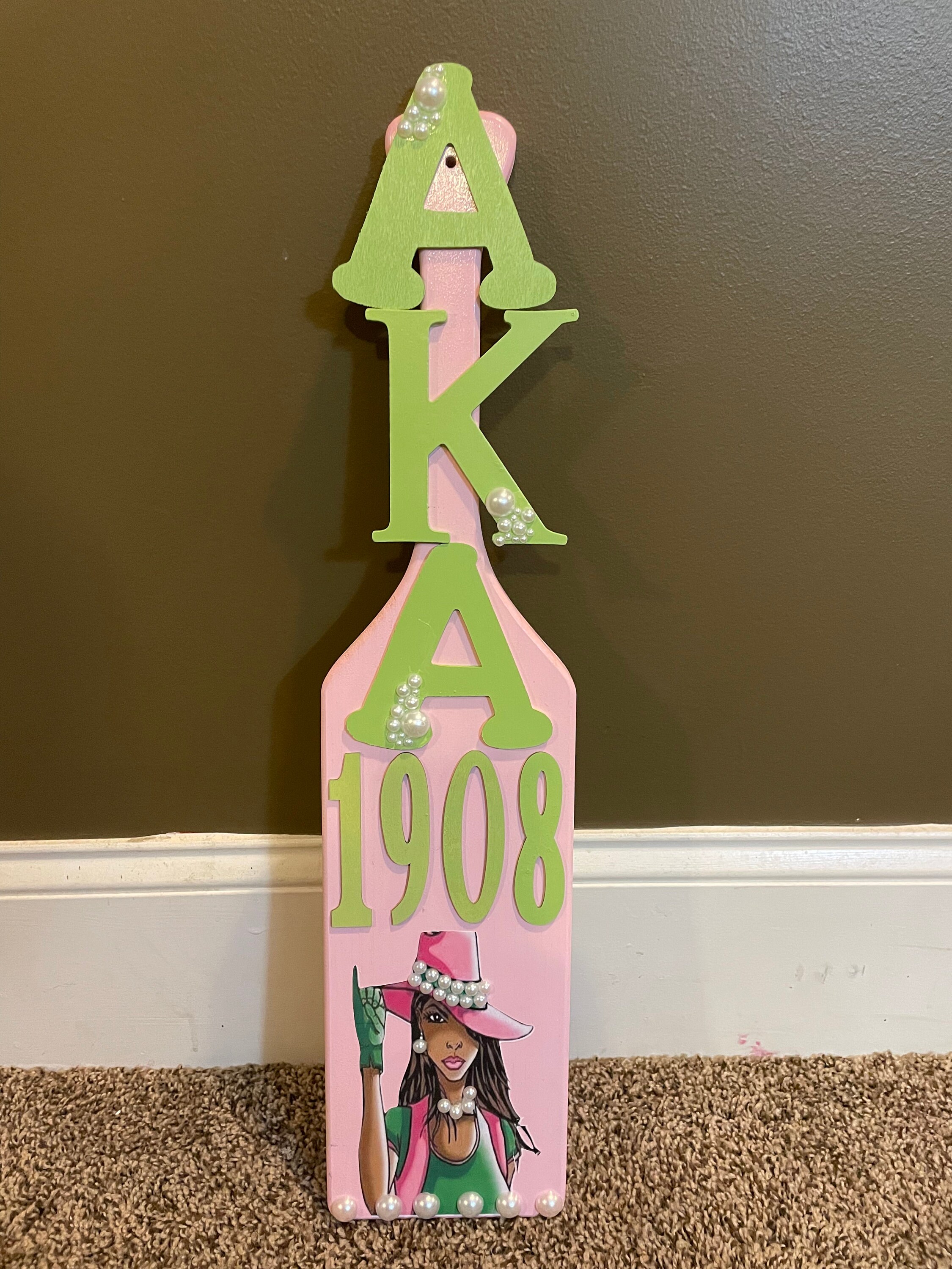 AKA SORORITY PADDLE Etsy