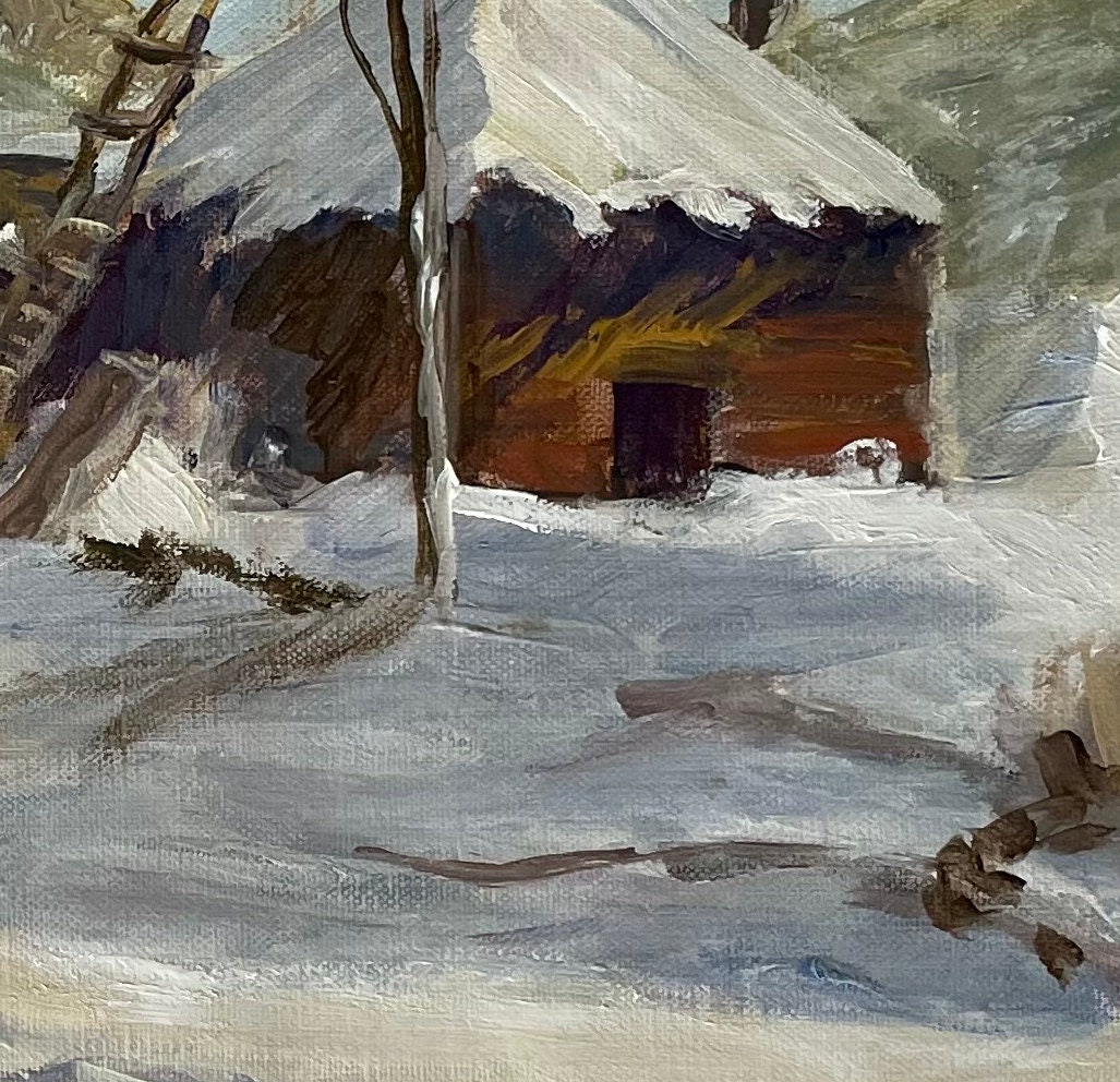Landscape Painting Winter Painting Russian Nicolai Fechin Gary Yeomans ...