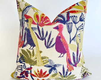 Outdoor/Indoor Kailua Fabricut Designer Pillow Cover, Patio Throw Pillow