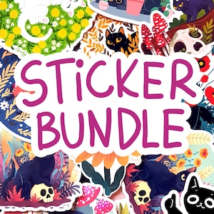 Bundel met 3, 5 of 10 vinylstickers: kies je ontwerpen!